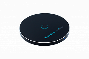 Беспроводное зарядное устройство Qumann QWC-02 Wireless Disc Qi Fast Charger черный