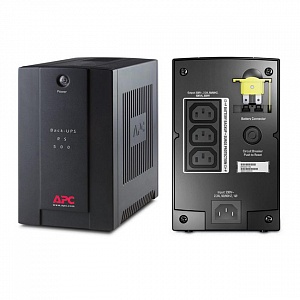 APC BX500CI, ИБП APC Back-UPS 500 ВА, авторегулировка напряжения, розетки IEC