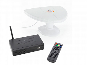 Комплект для приема эфирного, цифрового ТВ в городе с ресивером Lumax DV4205HD