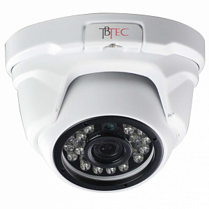 Купольная сетевая IP 2 Мп видеокамера с ИК подсветкой в металлическом антивандальном корпусе, TBC-i3230IR