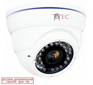 TBTec купольная антивандальная вариофокальная IP видеокамера TBC-i3425IR