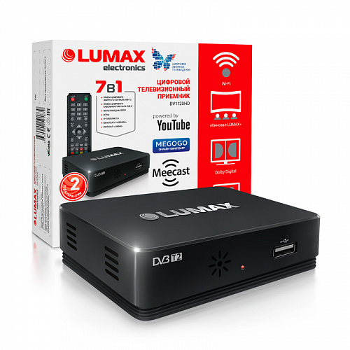 TV-тюнер (эфирный цифровой ресивер) LUMAX DV1120HD