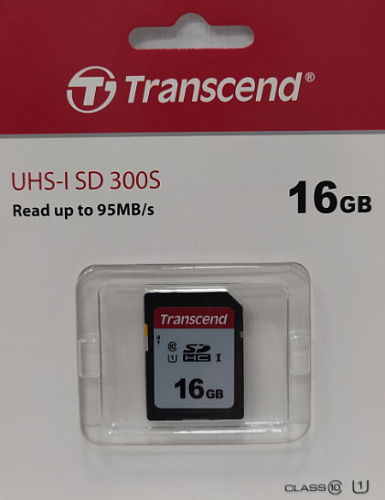 Карта памяти Transcend 16GB SDHC Class 10