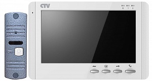 CTV-DP1704MD (W) Белый  Комплект цветного видеодомофона 7"