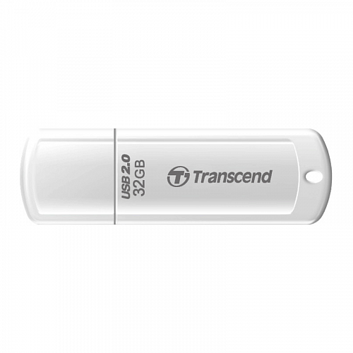 Накопитель USB Transcend JetFlash 370 32GB, USB 2.0, белый