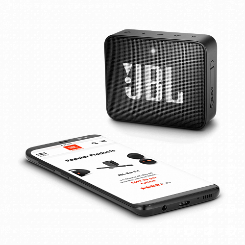 Портативная акустическая система JBL GO 2, черная