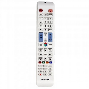 Пульт для телевизора Samsung RM-D1078W, корпус AA59-00560A (белый)