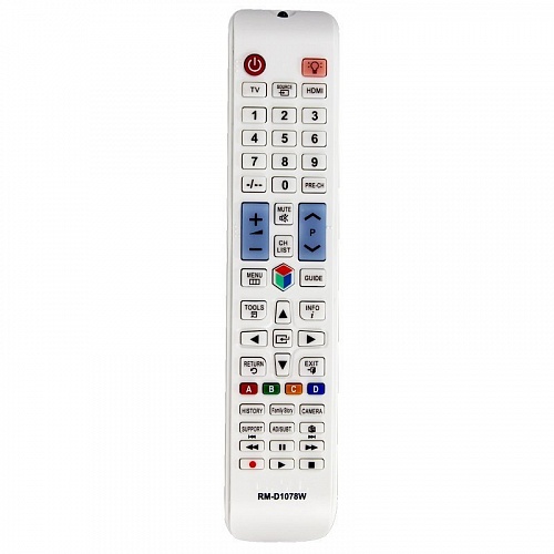 Пульт для телевизора Samsung RM-D1078W, корпус AA59-00560A (белый)