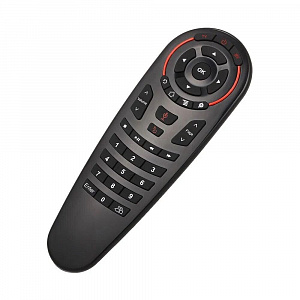Пульт аэромышь Air Mouse G30S, обучаемый,  с гироскопом и голосовым управлением для Android TV Box, PC