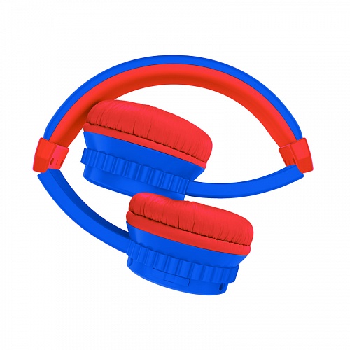 Детские беспроводные наушники Elari FixiTone Air, сине-красные