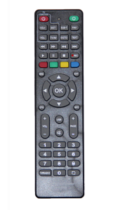 Пульт универсальный для разных моделей ресиверов DVB-T2+TV ver.2019  с функцией обучения кнопок для ТВ