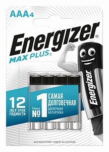 Батарейка AАA - Energizer Max Plus LR03/E92, 1.5V (4шт)