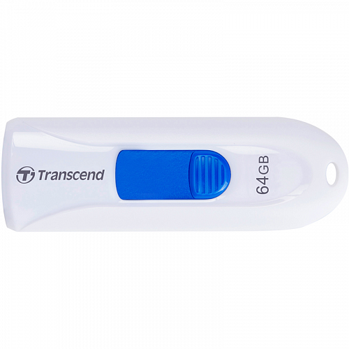 Накопитель USB Transcend JetFlash 790 64GB, USB 3.0, белая