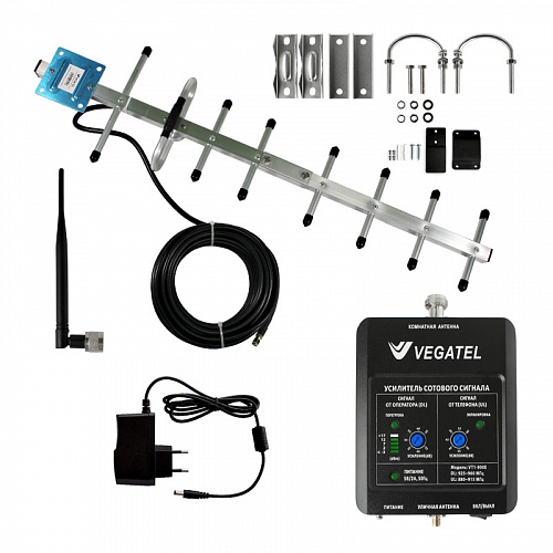 Комплект усиления сотовой связи VEGATEL VT1-900E-kit