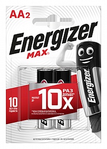 Батарейка AA - Energizer Max E91, 1.5V (2шт)