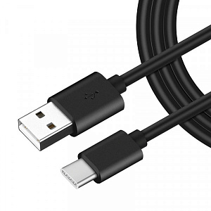 Дата-кабель USB Type-C – USB2.0, 1м, черный