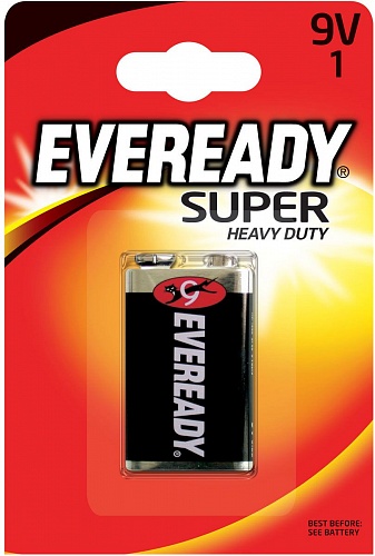 Батарейка EVEREADY SUPER 6F22 1шт 9V (T)