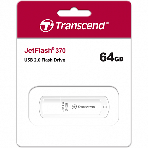 Накопитель USB Transcend JetFlash 370 64GB, USB 2.0