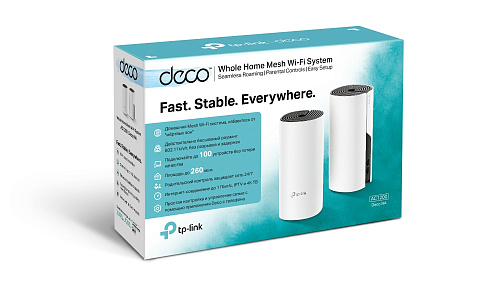 Wi-Fi система TP-LINK Deco E4 (2-pack), комплект Mesh системы