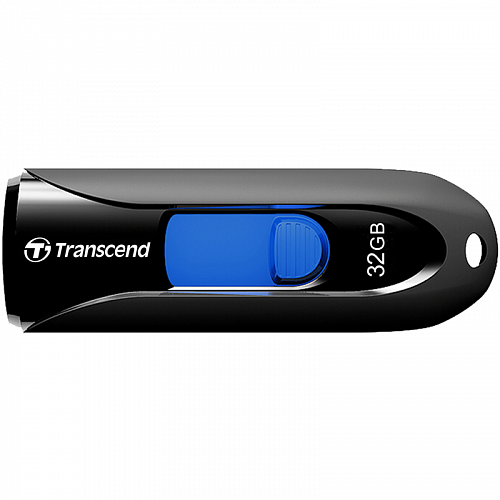 Накопитель USB Transcend JetFlash 790 32GB, USB 3.0, черно-синий