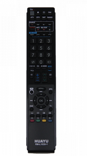 Пульт телевизора для Sharp RM-L1026+,  корпус GA841WJSA