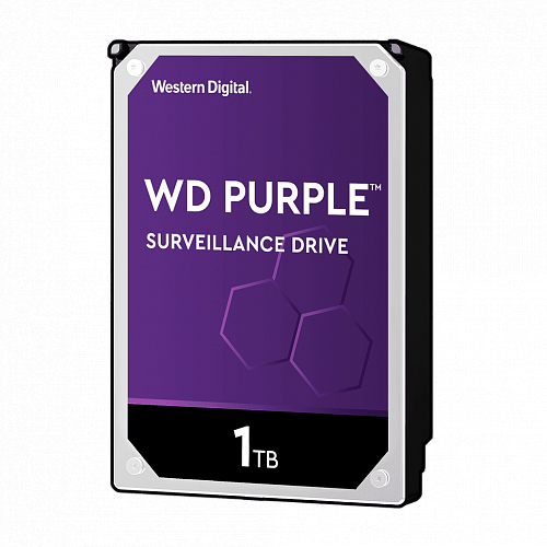 Жесткий диск WD Purple WD10PURZ, 1Тб, HDD, SATA III, 3.5"