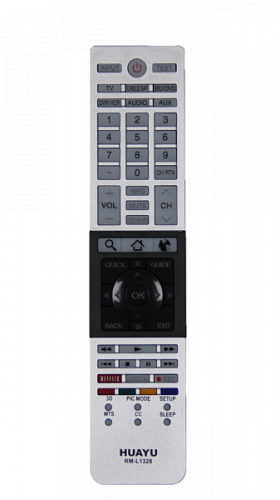 Пульт для телевизора Toshiba RM-L1328, корпус CT-90430